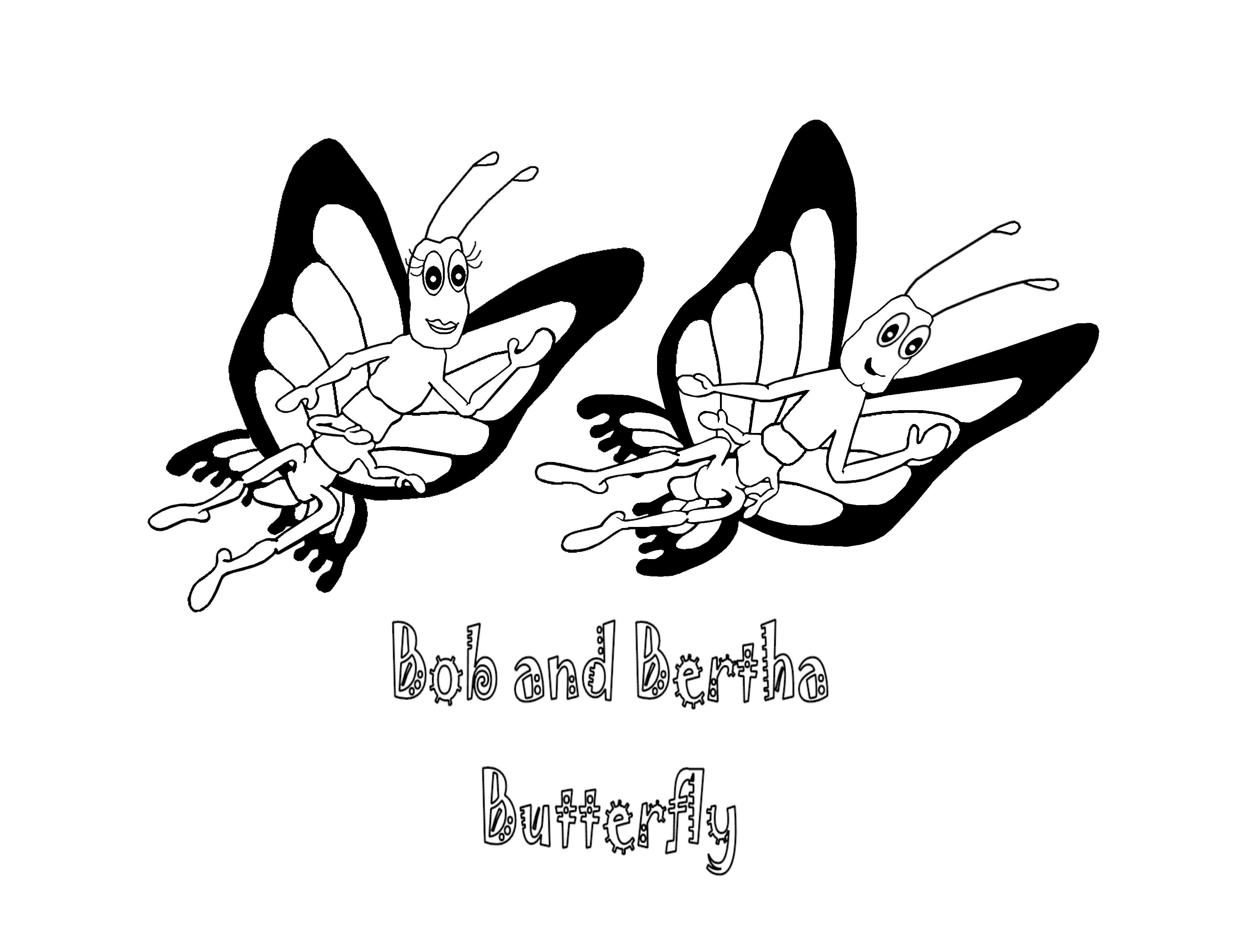 Bob and Bertha Coloring Page-2