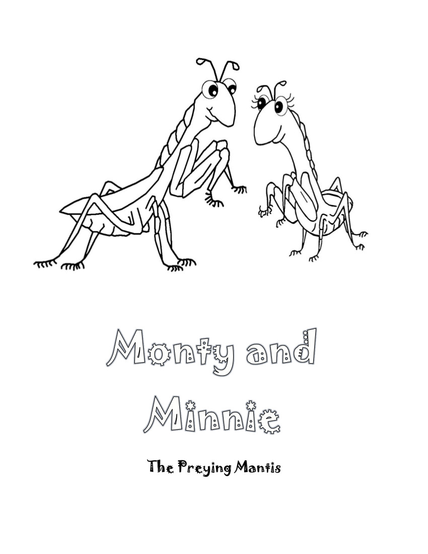 Monty and Minnie Coloring Page