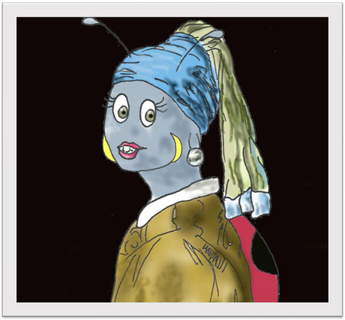 Bug with a Pearl Earring image