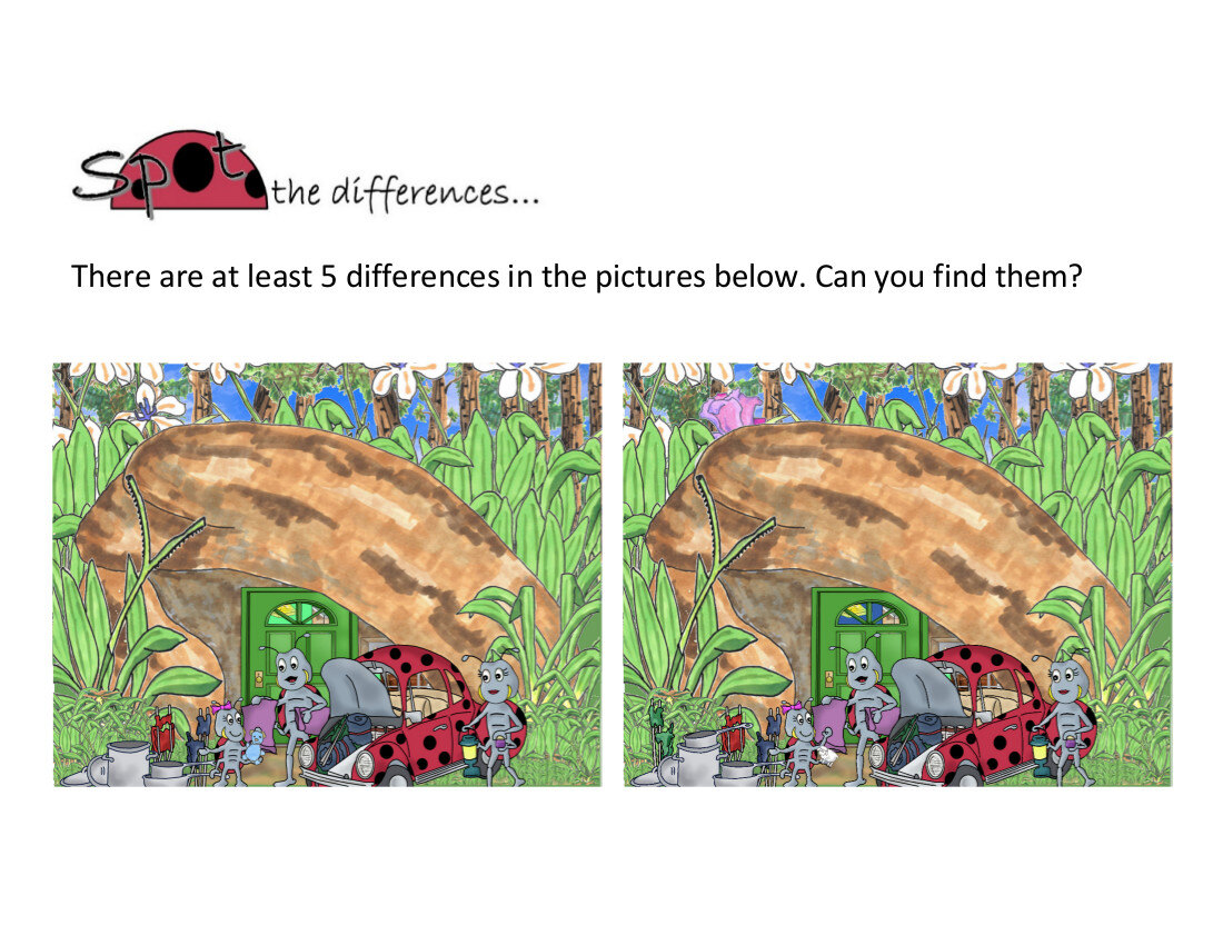 Spot the Differences Landscape from Book 3 Story 2 Page 1