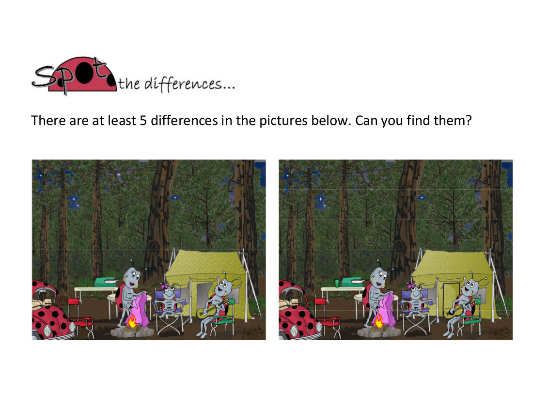 Spot the Differences Landscape from Book 3 Story 2 Page 23
