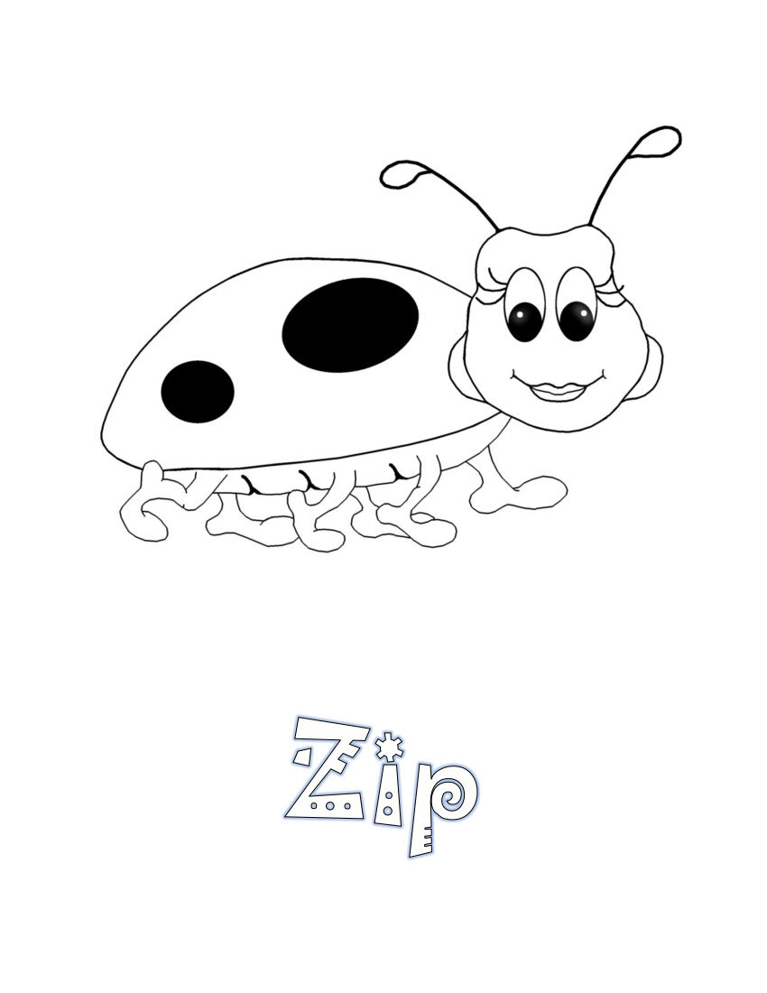 Zip Coloring Page-2